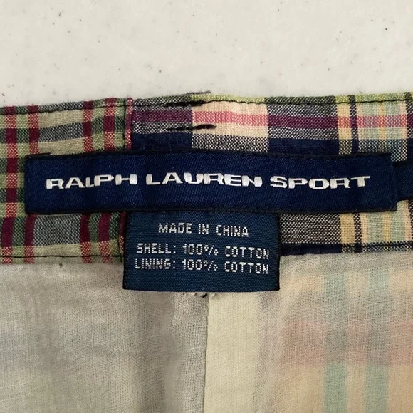 Ralph Lauren Madras Patchwork Mini Skirt - Picture 2 of 7